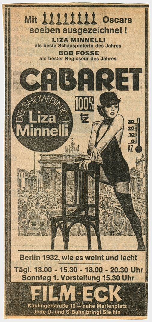 movie ad, cabaret