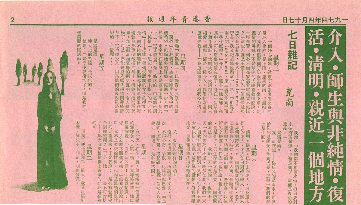 七日雜記 崑南