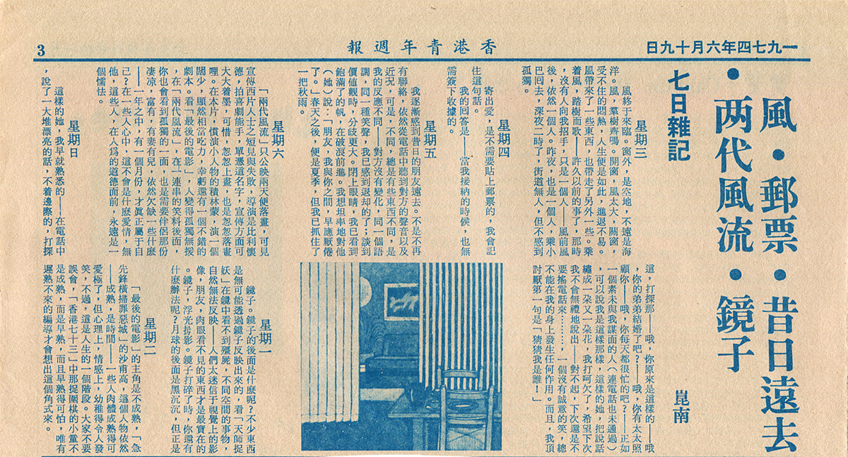 七日雜記 崑南