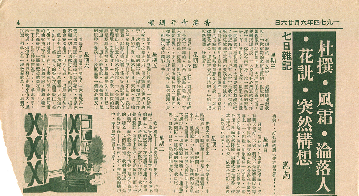 七日雜記 崑南